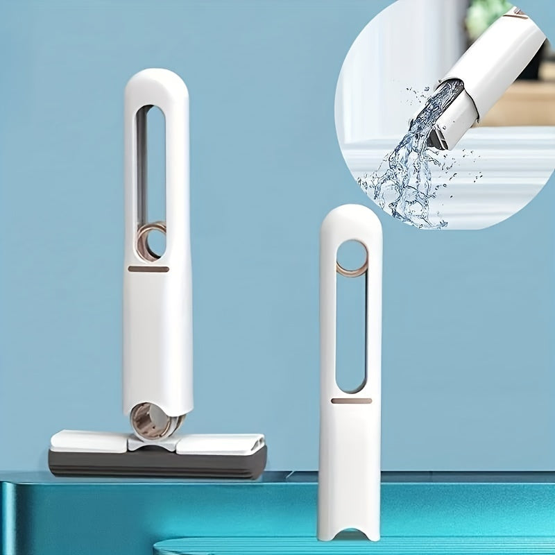 New Portable Mini Mop, Multifunction Portable Squeeze Cleaning Mop