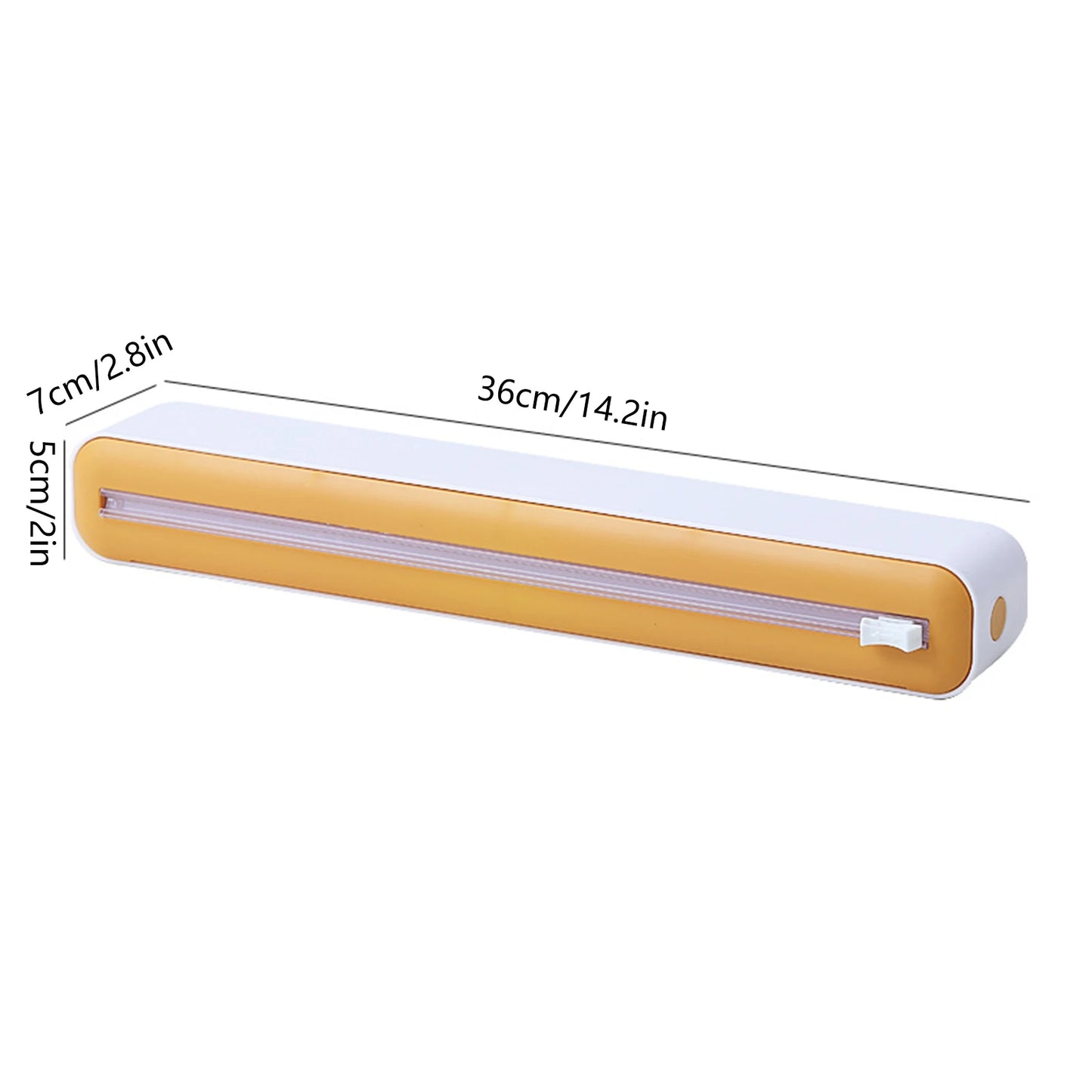 Kitchen Disposable Cling Film Cutter, Point Breaking Household Food Special Cutting Box, Suction Refrigerator Artifact