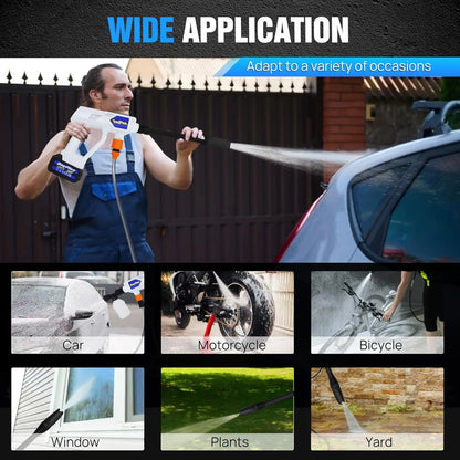 DayPlus Electric High Pressure Washer Rechargeable Car Wash Gun Cordless Electric Water Gun Foam Machine for Makita 24V Battery