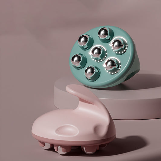 Hand Roller Massager With 7 360-degree Metal Roller